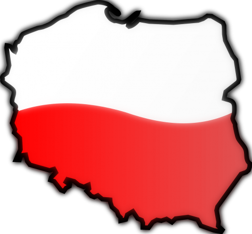 Lenkija, Šalis, Europa, Žemėlapis, Nemokama Vektorinė Grafika