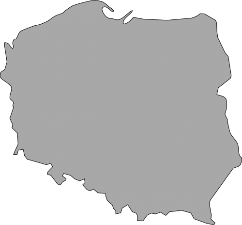 Lenkija, Žemėlapis, Šalis, Europa, Nemokama Vektorinė Grafika