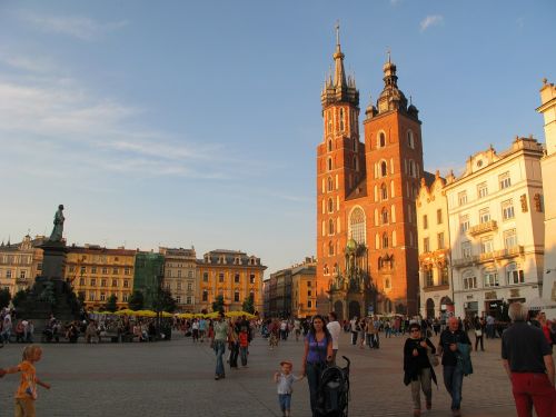 Lenkija, Krakow, Katedra, Rynek