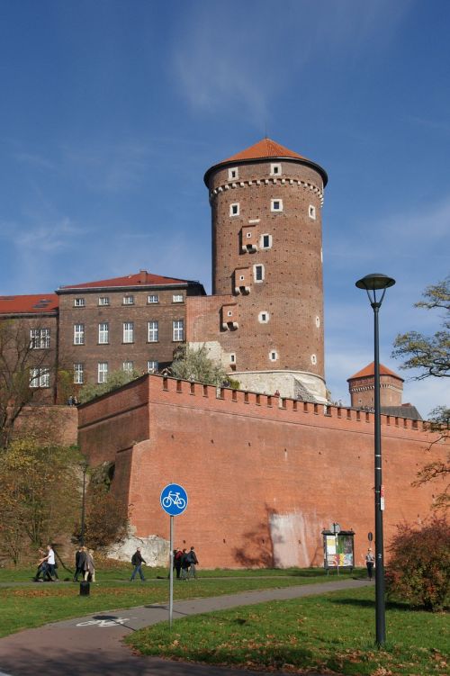 Lenkija, Kraków, Wawel, Paminklas, Senamiestis, Bokštas