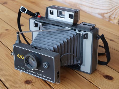 Polaroidas, Retro, Fotoaparatas, Retenybė, Vintage, Senas, Automatinis