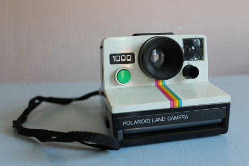 Polaroidas, Fotoaparatas, Vintage, Retro, Senas, Nuotraukos, Nuotrauka, Objektas, Filmas, Dizainas, Fotografija, Objektyvas