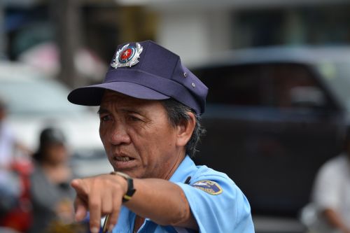 Policininkas, Vietnamas, Saigon