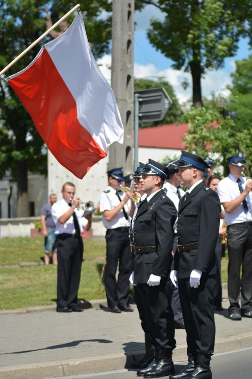 Lenkų Vėliava, Ceremonija, Vėliava, Gaisrininkų Komanda