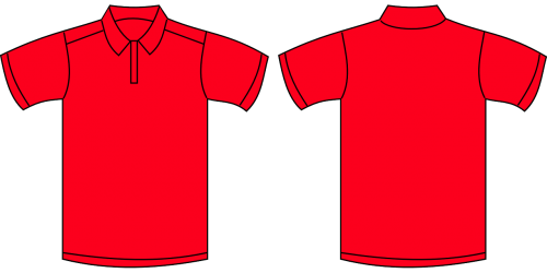 Polo Marškinėliai, T-Shirt, Marškinėliai, Apranga, Raudona, Drabužiai, Nemokama Vektorinė Grafika