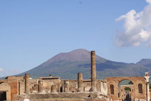 Pompei, Italy, Ruinas, Vulkanas