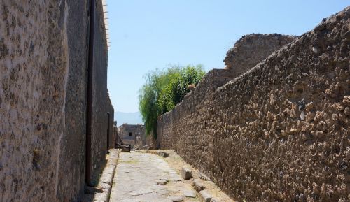 Pompėja, Unesco Pasaulio Paveldas, Istoriškai, Alėja, Italy, Pagrįsti, Akmuo