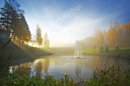 Tvenkinys, Ruduo, Suomių, Gamta