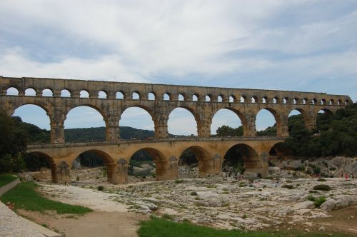 Pont Du Gard, Romanai, Senovinis, Archeologija, Akvedukas, Paveldas, Unesco