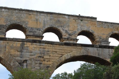 Pont Du Gard, Romanai, Senovinis, Archeologija, Akvedukas, Paveldas, Unesco, Vandens Vamzdis