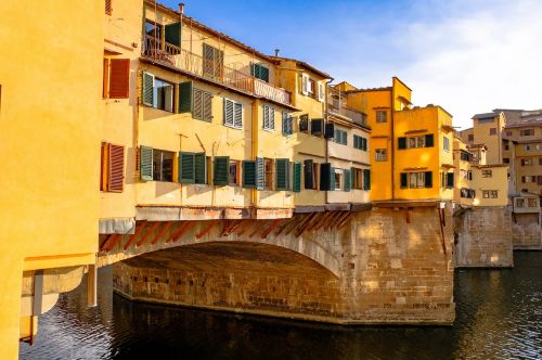 Ponte Vecchio, Tiltas, Ponte, Florencija, Architektūra, Arno, Firenze, Toskana, Italy
