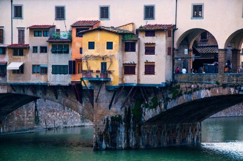 Ponte Vecchio, Florencija, Toskana, Italy, Menas, Architektūra, Paminklas, Arno