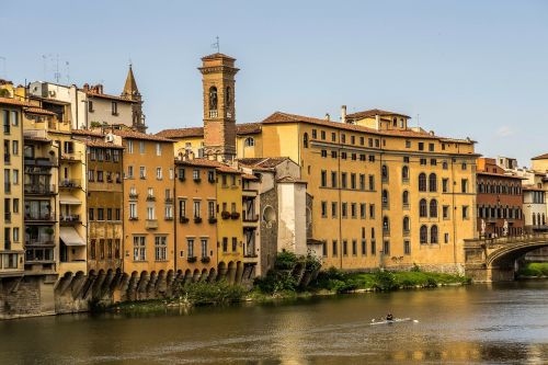 Ponte Vecchio, Florencija, Italy, Tiltas, Miesto, Pastatai, Architektūra, Upė, Miestas