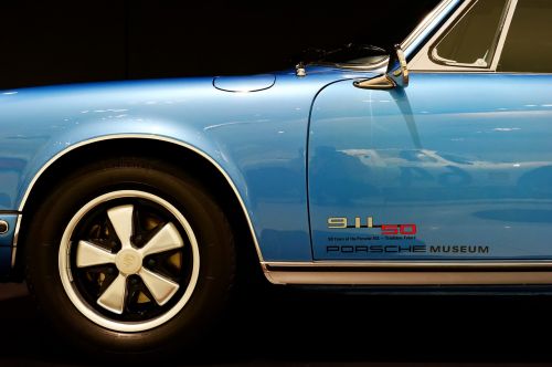 Porsche, Muziejus, 911, Štutgartas, Oldtimer, Transporto Priemonė, Pkw, Klasikinis, Senas, Kolekcionavimo Objektas, Targa, Kilnus, Mėlynas