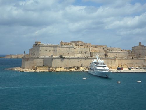 Uostas, Fortas, Tvirtovė, Sienos, Birgu, Vittoriosa, Malta, Gynybos Sistema, Istoriškai