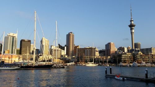 Auckland, Naujoji Zelandija, Uostas, Panorama, Vaizdas, Miestas