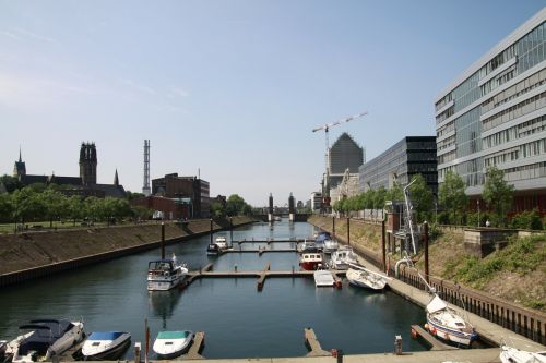 Uostas, Duisburgas, Vokietija, Riverside