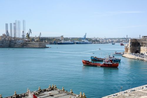 Uostas, Laivas, Malta, Valetta