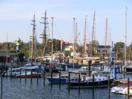 Uostas, Eckernförde, Ežeras, Baltijos Jūra, Jūrų, Laivai, Valtys, Uosto Motyvai