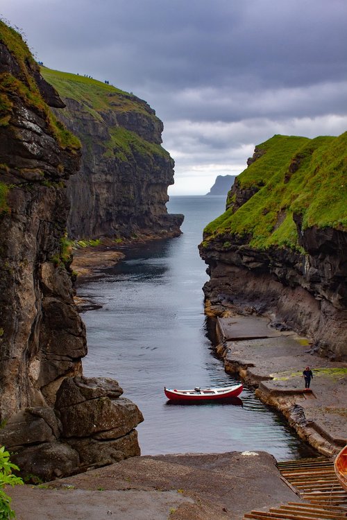 Uosto,  Vandens,  Farerų Salos,  Natūralus,  Įlanka