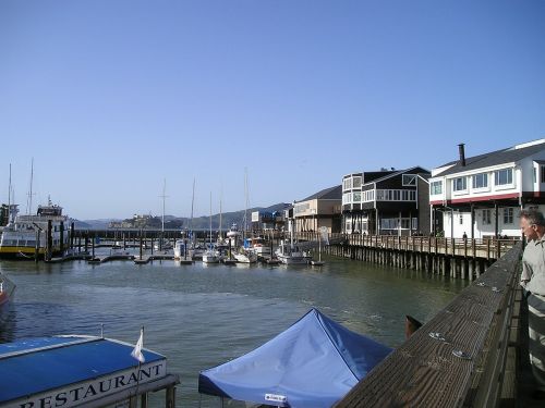 Uostas, Prieplauka, 39, Alcatraz, San Franciskas, Francisco, Kalifornija, Usa