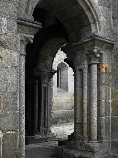 Portalas, Romaniškas, Pastatas, Bazilika