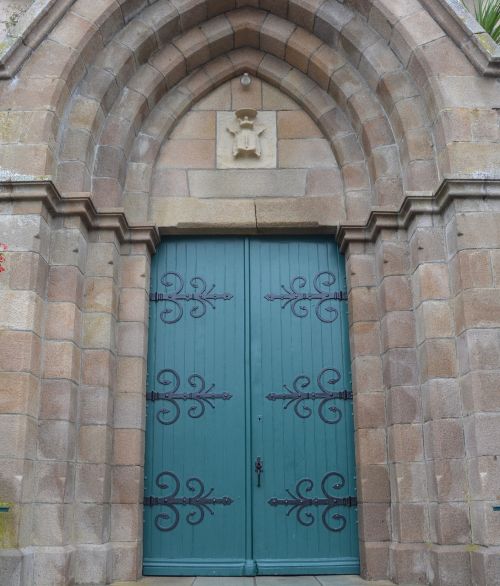 Portalo Bažnyčia, Katedra, Žalia Durų Mediena, Architektūra, Bažnyčia, Fasadas, Istorija, Senovės Akmuo