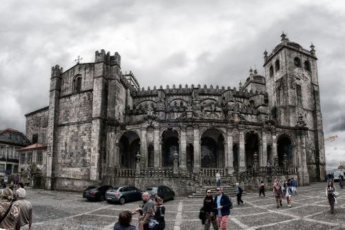 Porto, Bažnyčia, Senamiestis, Turizmas, Fasadas, Istoriškai, Portugal, Istorinis Senamiestis