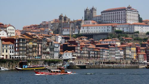 Porto, Uostas, Riverside, Upė, Miestas, Portugal, Miesto Panorama, Orientyras, Centro, Douro, Portugalų, Valtys