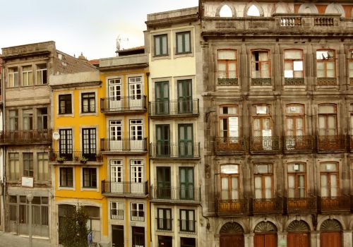 Porto, Portugal, Fasadas, Senamiestis, Istoriškai, Balkonas, Namai Fasadai, Turizmas, Miestas, Langas