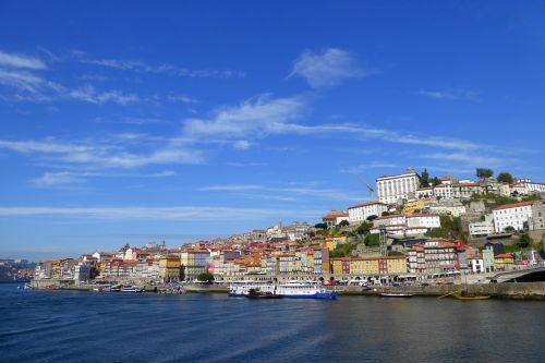 Porto, Panorama, Senamiestis, Dangus, Vasara, Portugal, Šventė