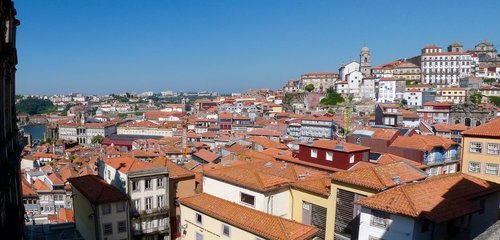 Porto,  Miestas,  Portugalija,  Architektūra,  Turizmas,  Metai,  Paminklas,  Europa,  Portugalų,  Europos,  Statyba,  Panoraminis,  Vaizdas