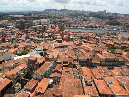 Porto, Namai, Stogai, Miestas, Panorama