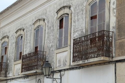 Portugal, Faro, Pastatai, Balkonas