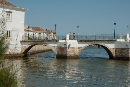 Portugal, Tavira, Tiltas, Uostas