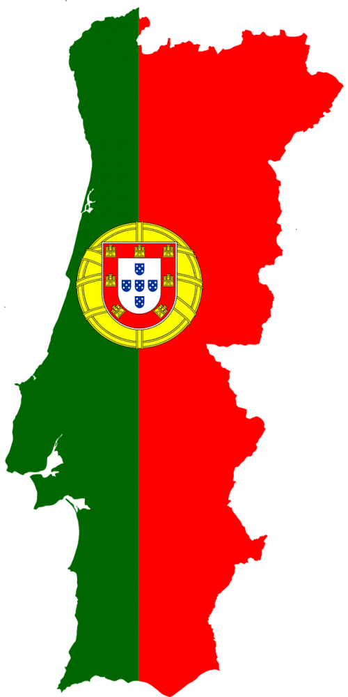 Portugal, Vėliava, Sienos, Kartografija, Šalis, Europa, Geografija, Žemėlapis, Tauta, Svg, Figūra, Nemokama Vektorinė Grafika