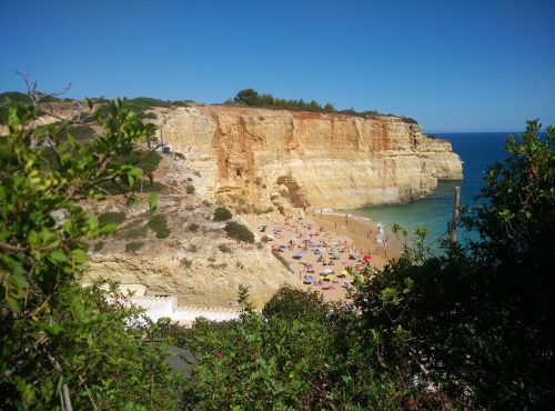 Portugal, Algarve, Papludimys, Vaizdas, Jūra