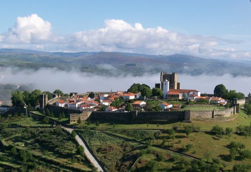 Portugal, Bragança, Važiuoklės, Turai, Siena, Viduramžių