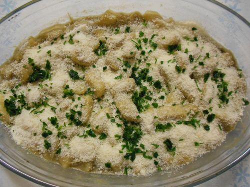 Bulvių Gnocchi, Sūris, Gratinas, Gnocchi