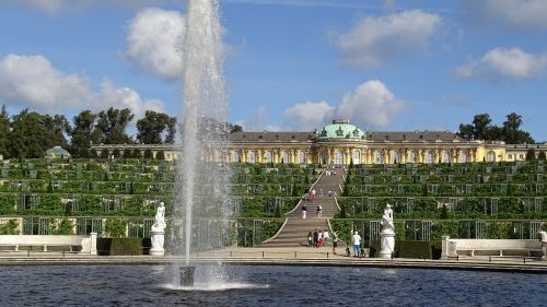 Potsdamas, Pilis, Lankytinos Vietos, Istoriškai, Pastatas, Vokietija, Sanssouci, Architektūra, Įvedimas, Istorija, Turistų Atrakcijos