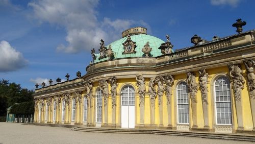 Potsdamas, Pilis, Lankytinos Vietos, Istoriškai, Pastatas, Vokietija, Sanssouci, Architektūra, Įvedimas, Istorija, Turistų Atrakcijos