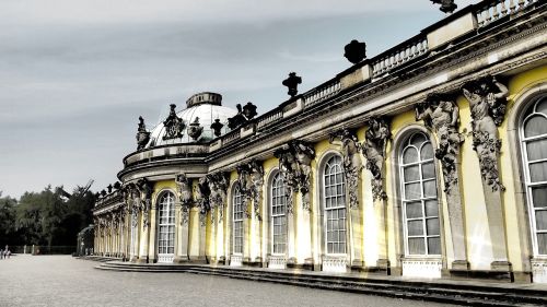 Potsdamas, Berlynas, Sans, Pilis Sanssouci, Istoriškai, Atmosfera, Barokas, Turistų Atrakcijos, Vokietija, Sanssouci, Sanssoucci, Architektūra, Senas Fritz, Turizmas, Pilis