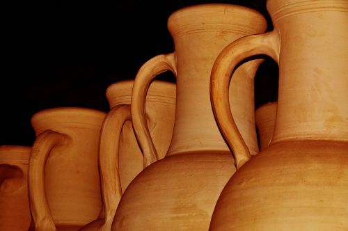 Keramika, Nabeul, Tunisas, Molis, Ąsotis