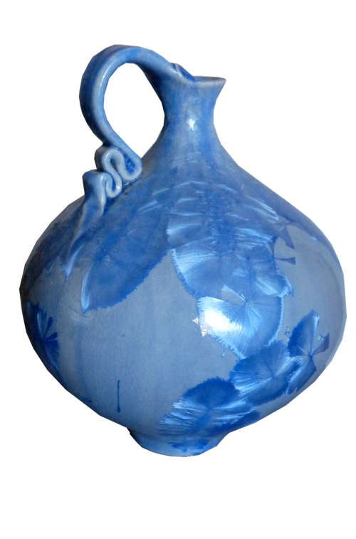 Keramikos Puodelis, Mėlynas, Glazūra