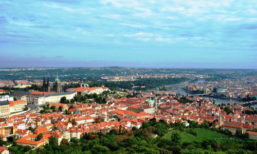 Prague, Vaizdas, Pilis, Vltava, Panorama, Miestas, Čekijos Respublika, Kapitalas
