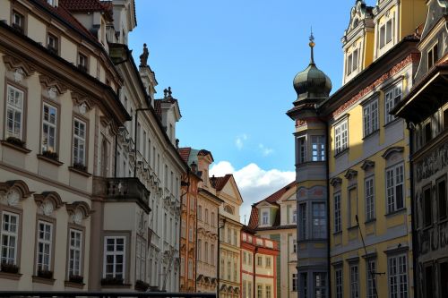 Prague, Architektūra, Bohemija, Čekijos Respublika, Namai, Senamiestis, Centro, Klasikinis