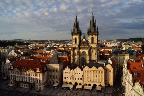 Prague, Vencel Aikštė, Čekijos Respublika, Bažnyčia, Kvadratas, Miestas, Pastatas Sostinėje, Architektūra, Vista