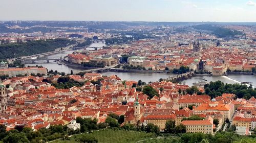Prague, Tiltai, Senamiestis