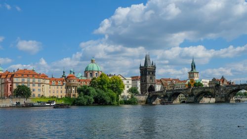 Prague, Charles Tiltas, Moldova, Praha, Čekijos Respublika, Tiltas, Senamiestis, Vanduo, Architektūra