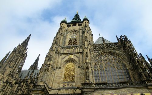 Prague, St Vitus Katedra, Bokštai